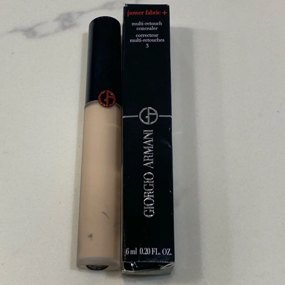 Giorgio Armani Power Fabric Multi Retouch Concealer Shade 3 NIB
